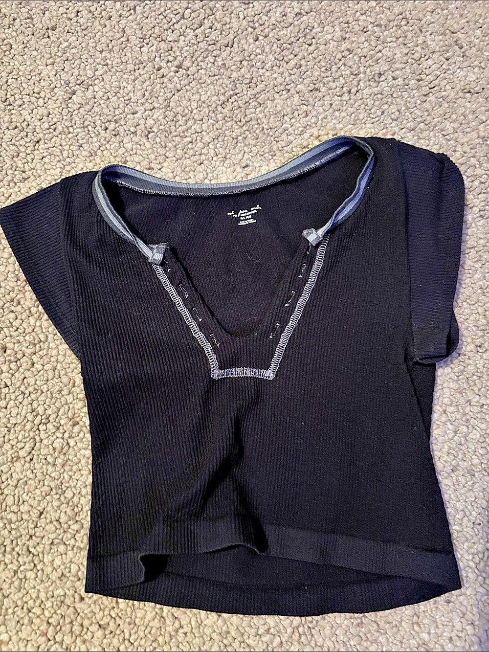 out from under Go For Gold Seamless Top Black M/L